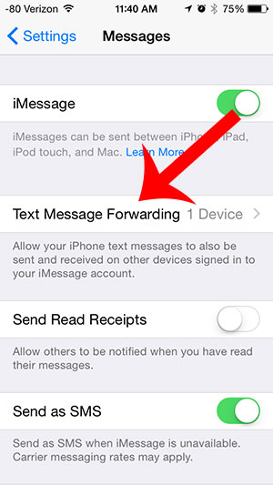 downside of text forwarding for mac